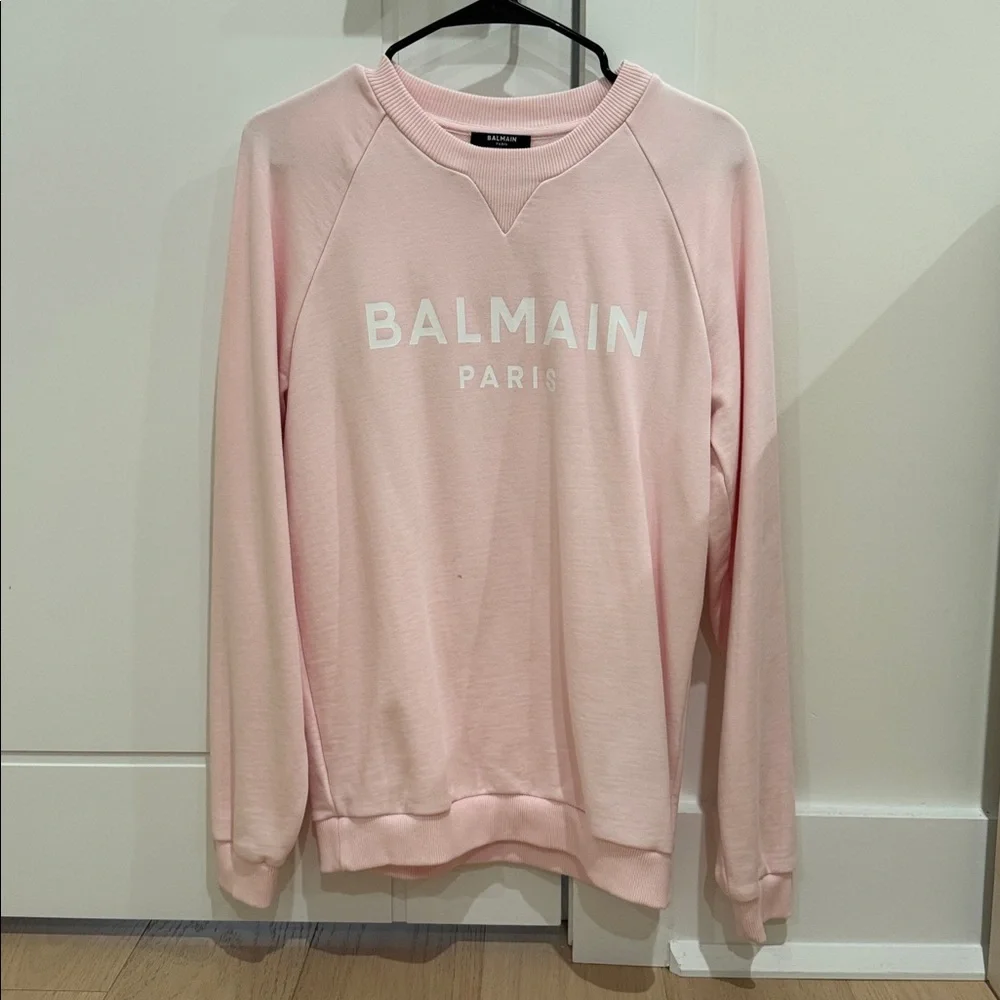 Balmain crew neck sweater size XS